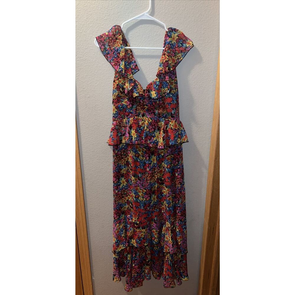 Show Me Your MuMu Colorful Floral Mini Dress